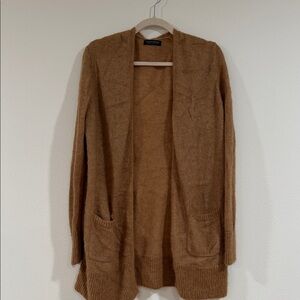 Banana Republic Camel Open Front Cardigan